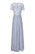 Cachet - 40391 Short Sleeve Sequin-Adorned Lace Long Dress In Purple