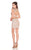 Rachel Allan Homecoming - 4041 Two Piece Beaded Jewel Cocktail Dress In Pink and Gold
