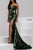 High Slit Long Sequin Dress 40436
