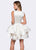 Ashley Lauren - 4045 Pleated A-Line Cocktail Dress in White