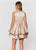 Ashley Lauren - 4045 Pleated A-Line Cocktail Dress in Neutral