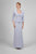 Daymor Couture - Rhinestone Embellished Gown with Jacket 404 in Blue