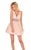 Rachel Allan Homecoming - 4050 Bead Embellished A-Line Dress In Pink