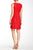 Adrianna Papell - Sleeveless Lace Jewel Neck Dress 12249860 in Red