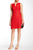 Adrianna Papell - Sleeveless Lace Jewel Neck Dress 12249860 in Red