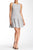 Jessica Simpson - Bateau Neck A-Line Dress JS5X7157 in Black and White