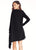 Ashley Lauren - 4060 Crepe Long Sleeves Cocktail Dress in Black