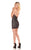 Rachel Allan Homecoming - 4064 Embroidered Halter Neck Sheath Dress In Black and Neutral