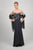 Daymor Couture - Beaded Sweetheart Trumpet Dress 406 in Gray