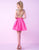 Mac Duggal Homecoming - 40714N Two Piece Rose Embroidered Short Dress in Pink