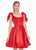 Ashley Lauren - 4072 Bow Adorned Shoulder A-line Dress In Red