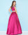 Mac Duggal - 40745H Two-Piece Sequined Off-Shoulder Ballgown In Pink