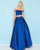 Mac Duggal - 40745H Two-Piece Sequined Off-Shoulder Ballgown In Blue