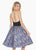 Ashley Lauren - 4075 Halter Brocade A-Line Cocktail Dress In Black and Multi-Color