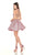 Rachel Allan Homecoming - 4080 Beaded High Halter A-line Dress In Pink