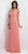 Alexia Designs - 4082 Chiffon Deep V-neck Sheath Dress In Orange