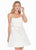 Ashley Lauren - 4082 Bow-Adorned Strapless Sweetheart Satin Dress In White
