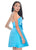 Ashley Lauren - 4082 Bow-Adorned Strapless Sweetheart Satin Dress In Blue