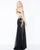 Mac Duggal - 40843M Gilt Embroidered High Jewel Sheath Gown