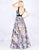 Cassandra Stone - 40898A Plunging V-Neck Sequined Evening Gown  In Multi-Color