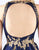 Cassandra Stone - 40900A Appliqued Bouquet Motif Embossed Ballgown In Blue