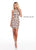 Rachel Allan Homecoming - 4097 Sequined Halter Fitted Dress In Neutral and Multi-Color