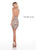 Rachel Allan Homecoming - 4097 Sequined Halter Fitted Dress In Neutral and Multi-Color