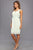 Adrianna Papell - V-Neck with Ribbon Waist Lace Dress 41893310 in Green