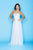 Lara Dresses - Ruched Sweetheart A-line Evening Gown 41002 in White