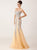 Angela & Alison - 41008C Bedazzled Sweetheart Mermaid Dress in Neutral