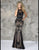 Nina Canacci - 4103 Dress in Black/Nude
