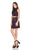 Rachel Allan Homecoming - 4104 Two Piece Sequined Sheath Dress In Black and Red