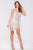 41061 Sleeveless Fringe Cocktail Dress