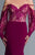Saboroma - 4110 Floral Lace Beaded Cold Shoulder Mermaid Gown In Pink