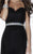 Panoply - 14605V Strapless Beaded Gown with matching Bolero In Black