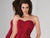 Alexia Designs - 4116 Pleated Sweetheart A-line Dress In Red