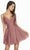 Alyce Paris - 4117 V Neck Cutout Bandeau Back Satin Chiffon Dress