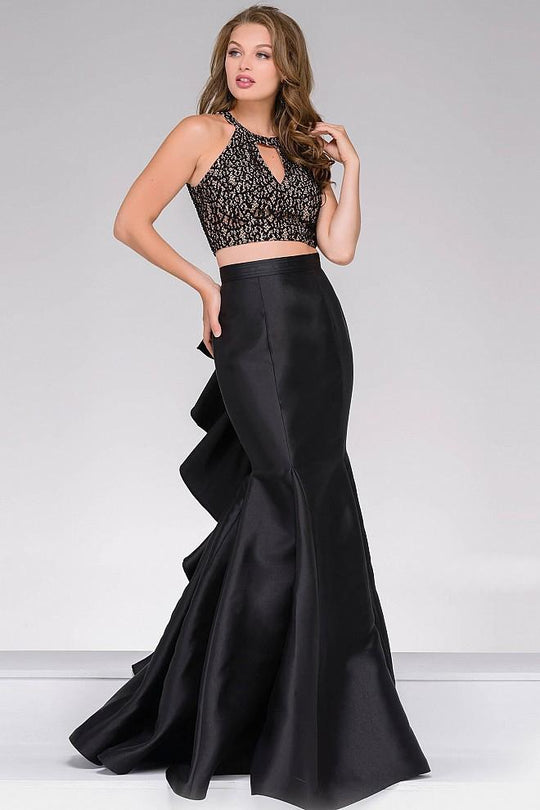 Two-Piece Long Mermaid  Prom Dress 41194
