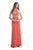 Aspeed Design - L1382 Multi-Beaded Halter Jersey Evening Dress