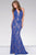 Lace Halter Neck Long Prom Dress 41248