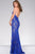 Lace Halter Neck Long Prom Dress 41248