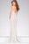 High Neck Long  Lace Dress 41269