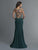 Saboroma - 4126 Cutout Mermaid Evening Dress In Green
