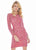 Ashley Lauren - 4130 Multi-Color Sequined Long Sleeve Sheath Dress In Multi-Color and Pink