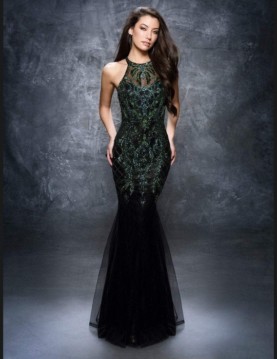 Nina Canacci - 4131 Dress in Green