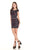 Rachel Allan Homecoming - 4133 Beaded Bateau Sheath Cocktail Dress In Red