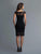 Saboroma - 4136 Lace Applique Sheath Dress In Black