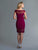 Saboroma - 4136 Lace Applique Sheath Dress In Pink