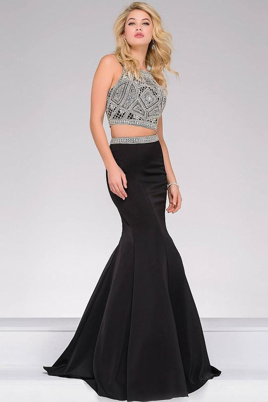 Mermaid Beaded Two-Piece Prom Dress 41441
