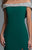 Saboroma - 4149 Off Shoulder Illusion Neckline Mermaid Gown In Green